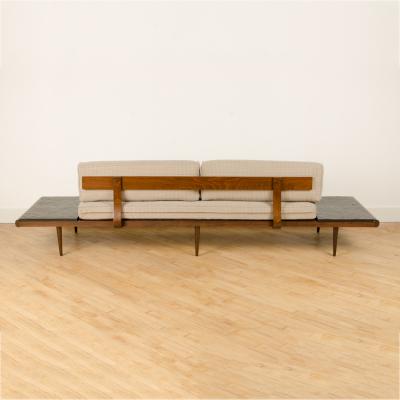 A Mid Century Modern sofa in the manner of Adrian Pearsall 