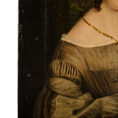 A Mid Nineteenth Century Portrait of a Distinguished Woman 