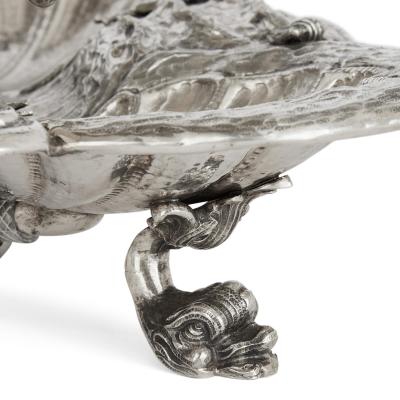 A Milanese sterling silver 20th century fountain centrepiece