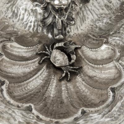 A Milanese sterling silver 20th century fountain centrepiece