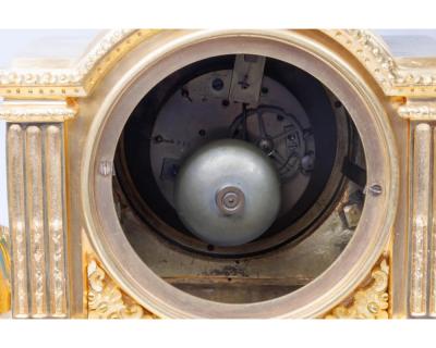 A Monumental and Exceptional French Ormolu and Turquoise Sevres Porcelain Clock