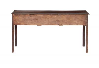 A Narrow Three Drawer Sideboard Dresser c 1760