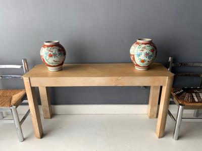 A Near Pair of Antique Japanese Arita Export Ceramic Jars