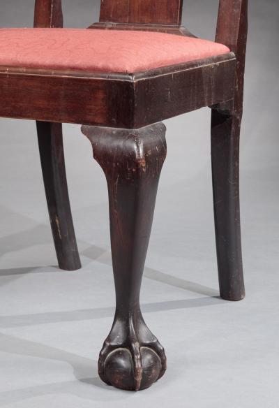 A PAIR OF CHIPPENDALE CHAIRS