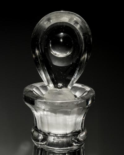 A PAIR OF CUT GEORGIAN DECANTERS