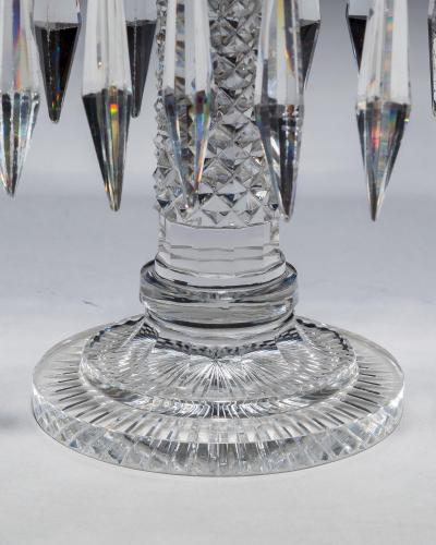 A PAIR OF DIAMOND CUT REGENCY TRAY LIGHTS