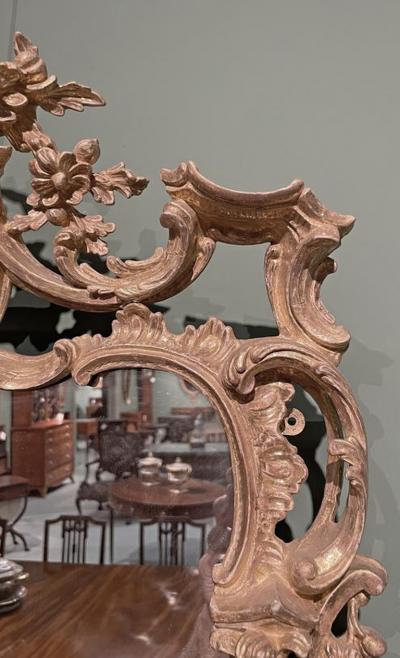 A PAIR OF GEORGE III GILTWOOD MIRRORS
