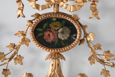 A PAIR OF GEORGE III GILTWOOD MIRRORS LATE 18TH CENTURY