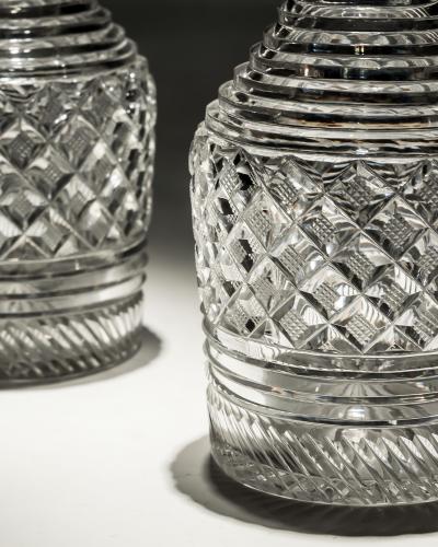 A PAIR OF IRISH DECANTERS