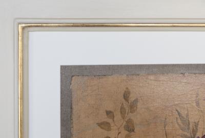 A PAIR OF MID 19TH CENTURY FRENCH TAPESTRY CARTOON FRAGMENTS