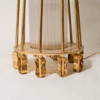 A PAIR OF VENINI FLOOR LIGHTS