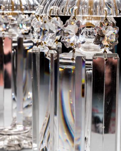 A PAIR OF WILLIAM IV LUSTRES