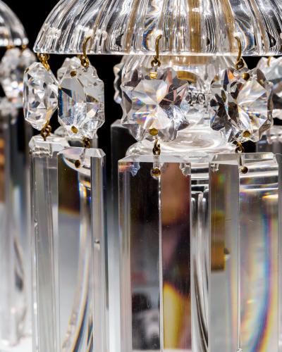 A PAIR OF WILLIAM IV LUSTRES