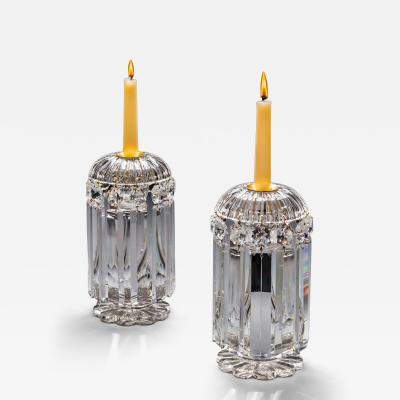 A PAIR OF WILLIAM IV LUSTRES