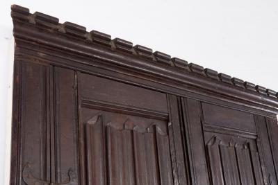 A Pair of 16th c Carved Tudor Doors