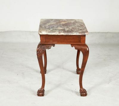 A Pair of 18th c George II Marble Top Consoles