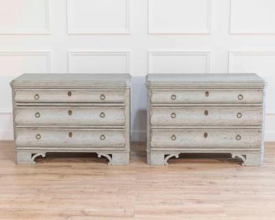 A Pair of 19th Century Swedish Chests