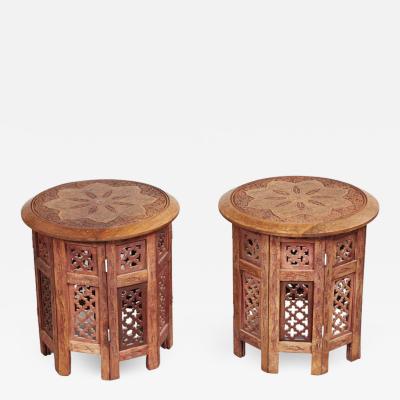 A Pair of Anglo Indian Drinks Tables
