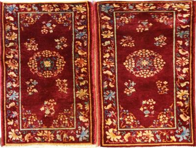 A Pair of Antique Art Deco Chinese Oriental Rug 2 x 310 Each