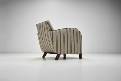 A Pair of Art Deco Armchairs Europe ca 1930s