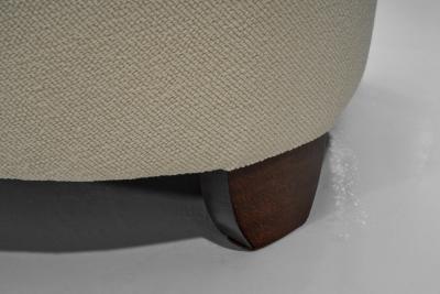 A Pair of Art Deco Armchairs with Stained Wood Europe ca 1930s