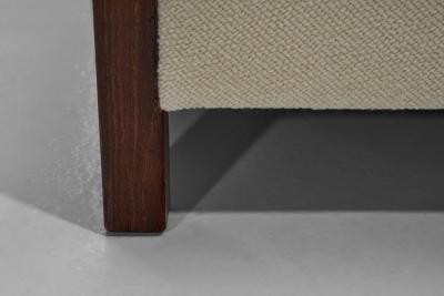 A Pair of Art Deco Armchairs with Stained Wood Europe ca 1930s