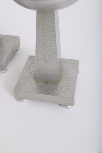 A Pair of Art Deco Candlesticks