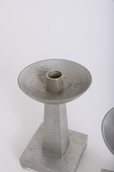 A Pair of Art Deco Candlesticks