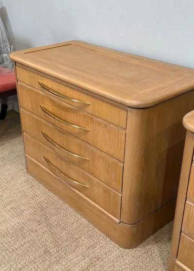 A Pair of Bedside Chests
