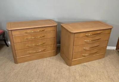 A Pair of Bedside Chests