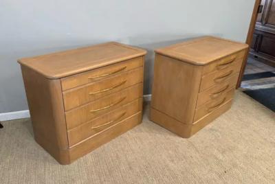 A Pair of Bedside Chests