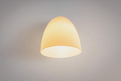 A Pair of Brass and Opal Glass Wall Lamps Finland ca 1960s