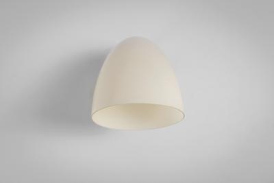 A Pair of Brass and Opal Glass Wall Lamps Finland ca 1960s