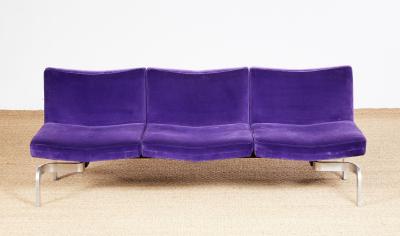 A Pair of Butterfly Sofas Attributed to Maison Jansen