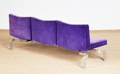 A Pair of Butterfly Sofas Attributed to Maison Jansen