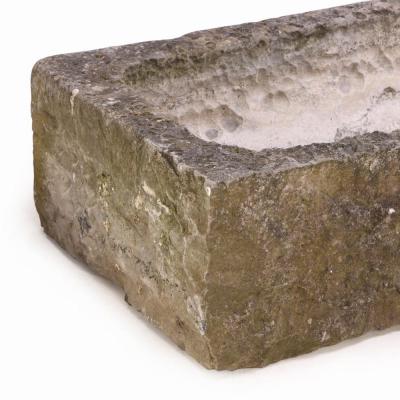 A Pair of Carved Belgian Blue Stone Planters C 1900 