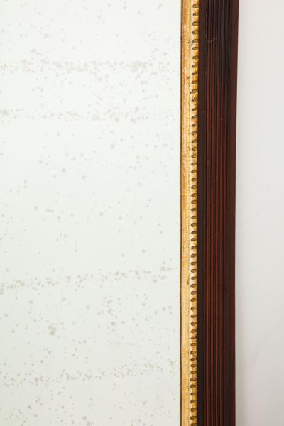 A Pair of Danish Louis XVI Mahogany and Parcel Gilt Mirrors Circa 1790s