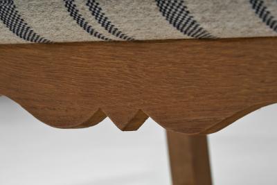 A Pair of Danish Oak Easy Chairs Denmark 1970s