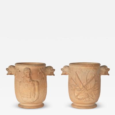 A Pair of Davenport Admiral Lord Nelson Terracotta Wine Coolers