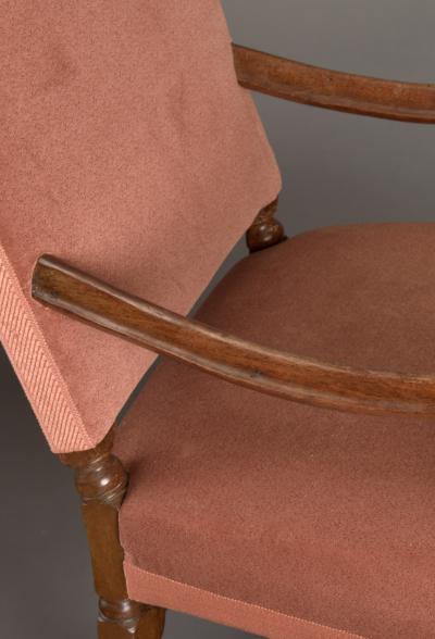 A Pair of Franco Flemish 17th Century High Back Armchairs