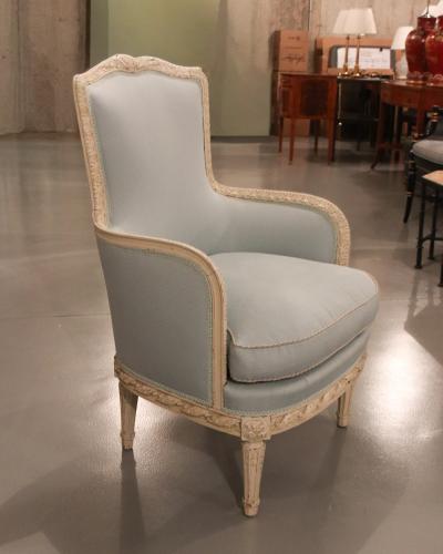 A Pair of French Carved Bergere Chairs circa 1780