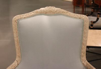 A Pair of French Carved Bergere Chairs circa 1780