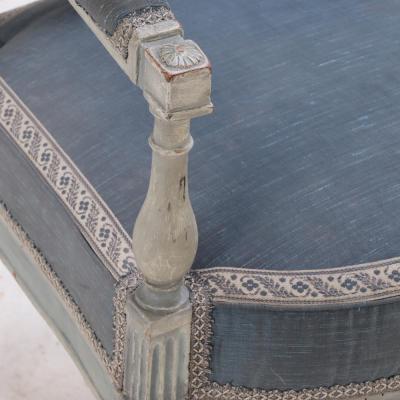 A Pair of French Directoire painted open armchairs C 1800 