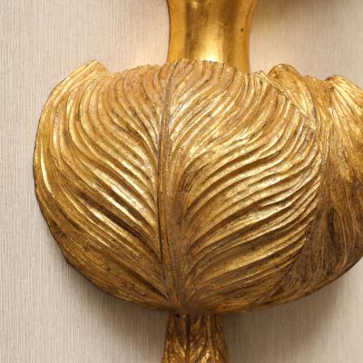 A Pair of Gilded Brackets