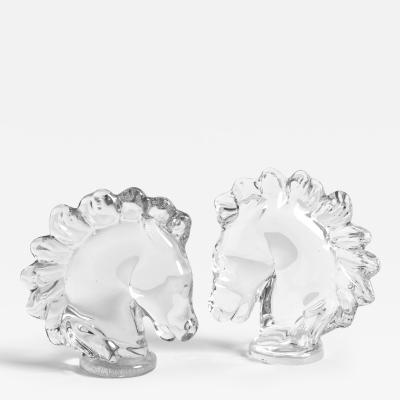 A Pair of Glass Paper Weights