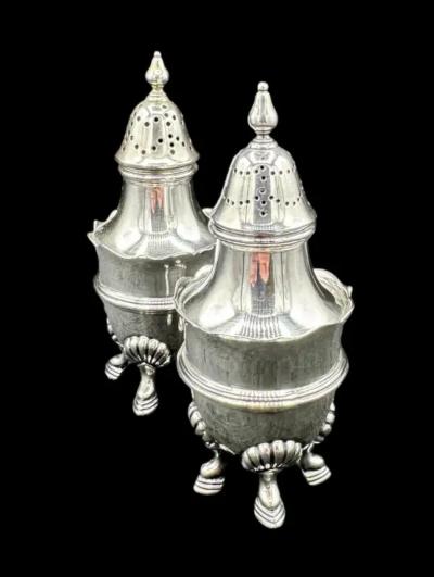 A Pair of Gorham Sterling Silver Salt Pepper Shakers