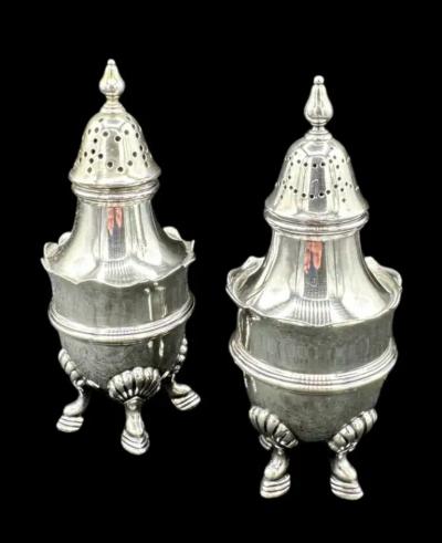 A Pair of Gorham Sterling Silver Salt Pepper Shakers