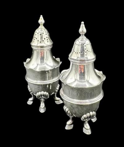 A Pair of Gorham Sterling Silver Salt Pepper Shakers