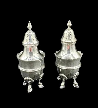 A Pair of Gorham Sterling Silver Salt Pepper Shakers