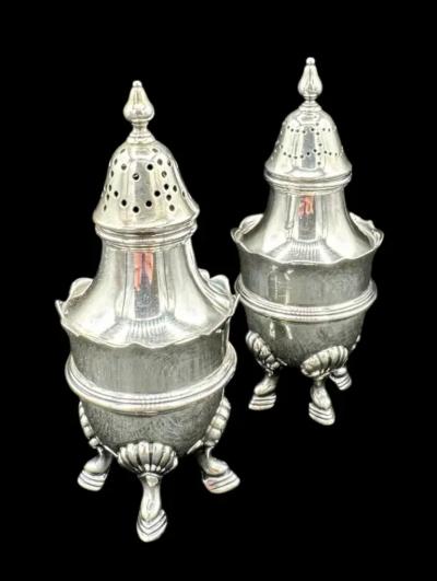 A Pair of Gorham Sterling Silver Salt Pepper Shakers